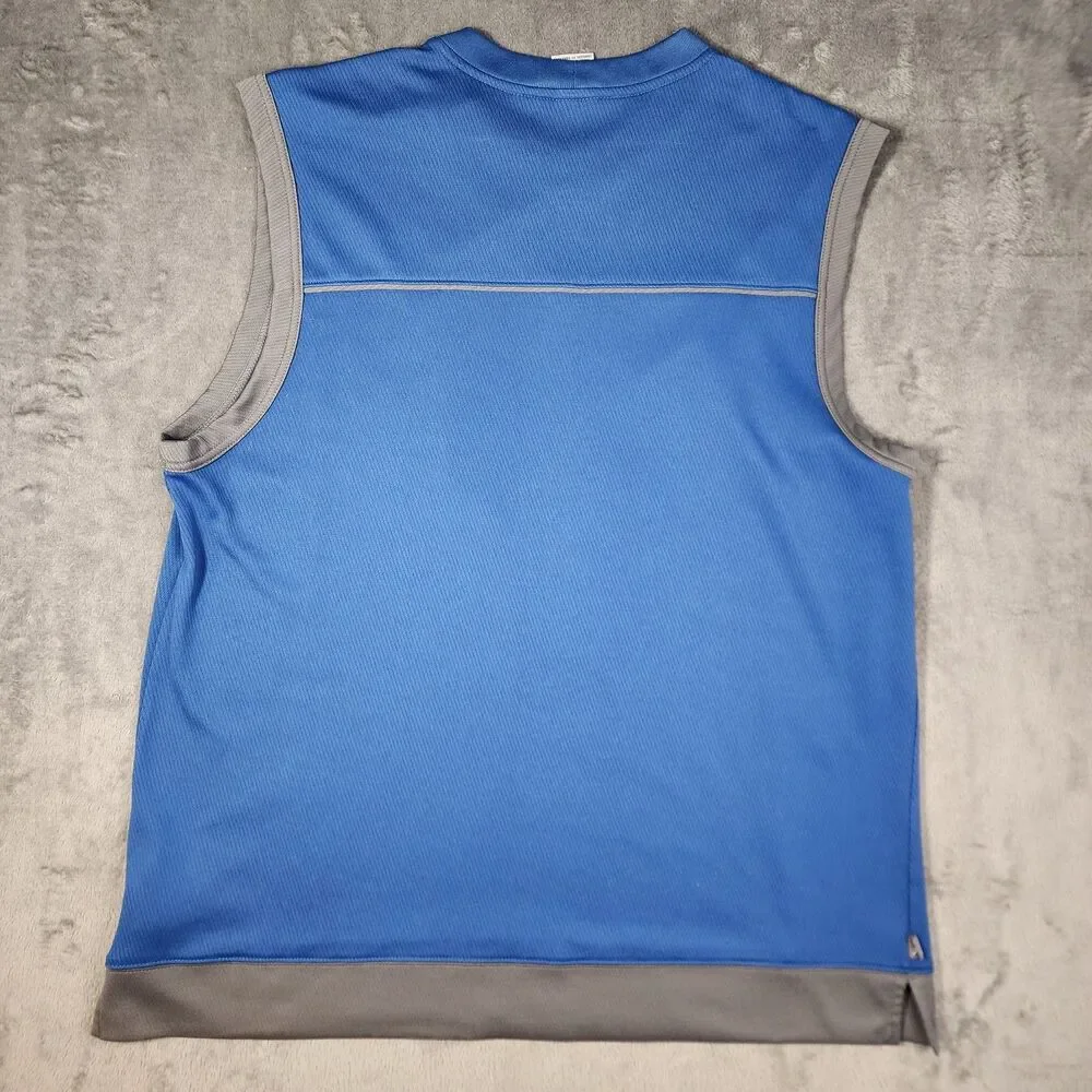 Jordan Men's XL Sleeveless Training Tank Top Blue Gray Performance Athletic Gym